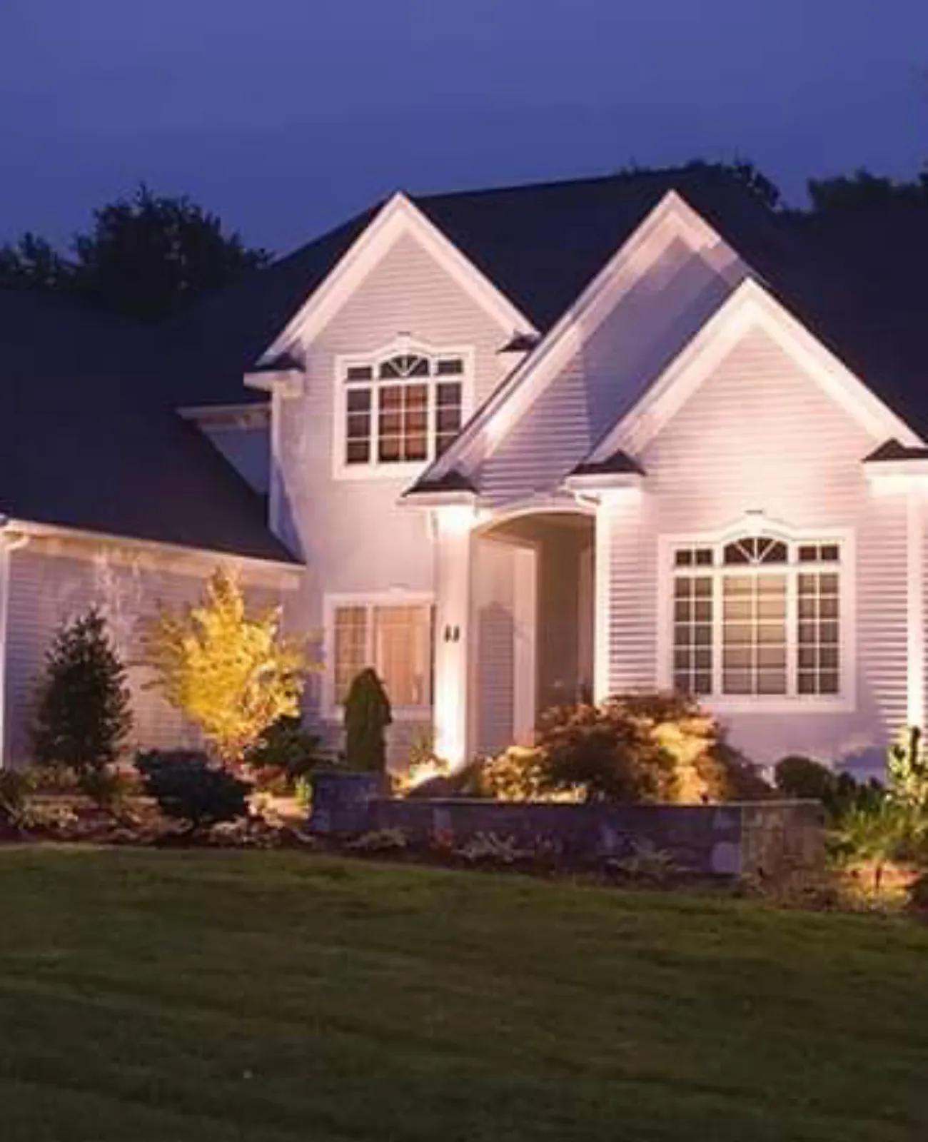 Architectural wall wash lighting Fayetteville North Carolina