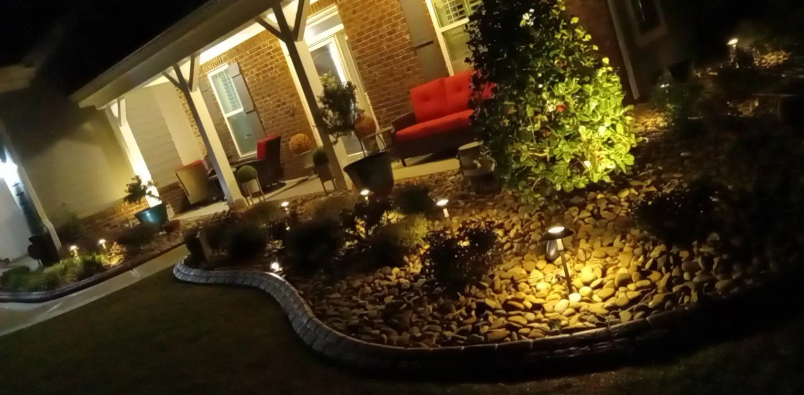 Patio and outdoor living area lighting Cumberland County NC